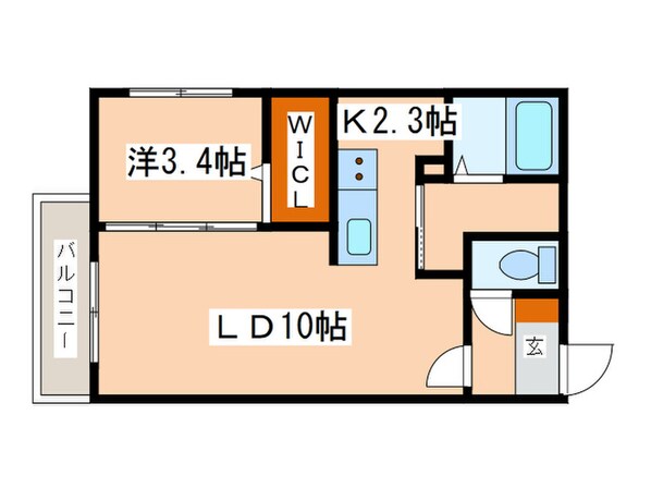 ラフィナート麻生の物件間取画像